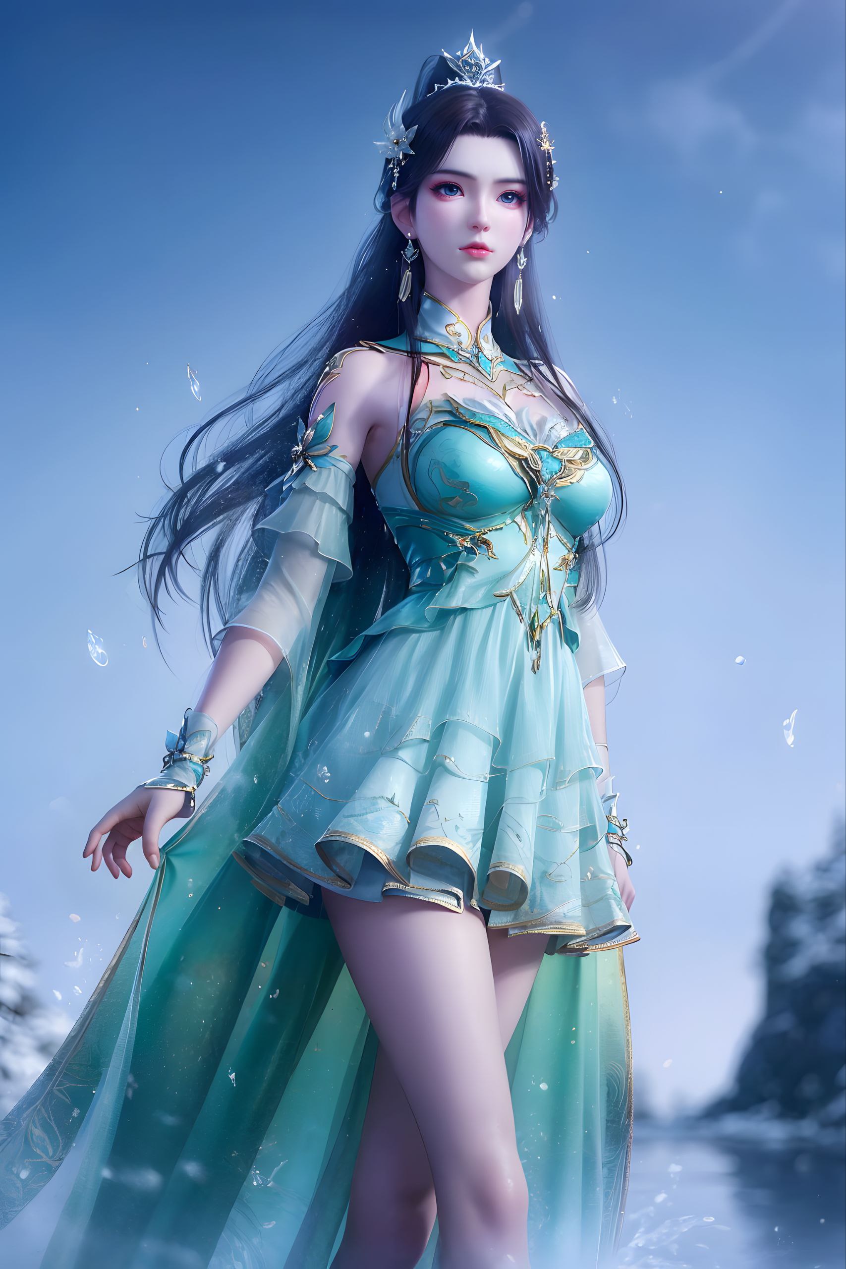 她的成功不